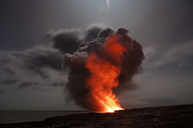 wybuch wulkanu